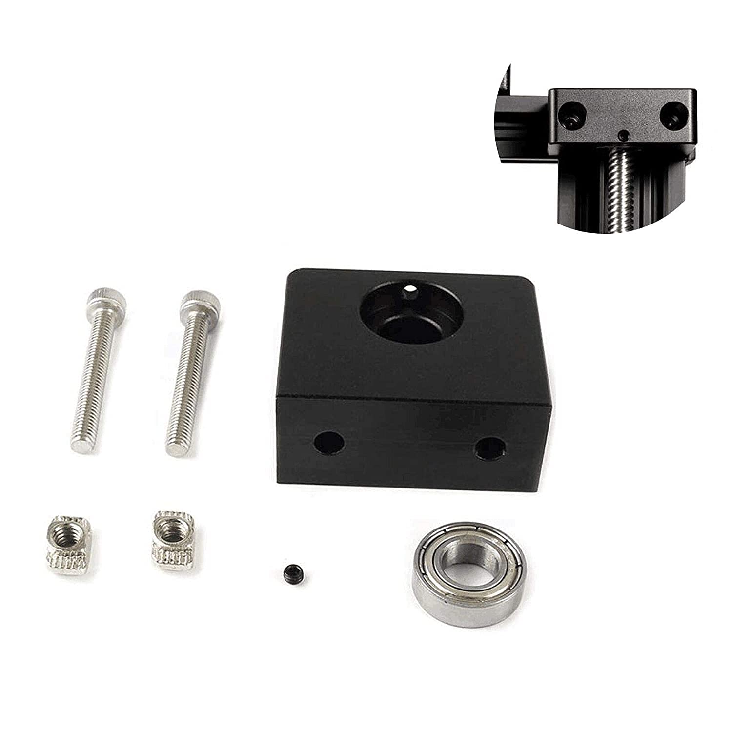 その他 Da Qiao, Cinderbinder (CSR) 3DINNOVATIONS Aluminum CR-10 Z-Axis Lead Screw Top Mount for